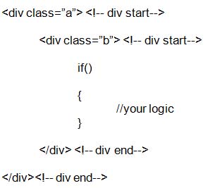 DIV Code Example